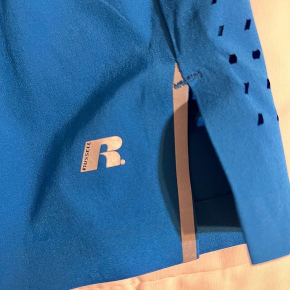 Russell men's workout shorts, blue - Picture 9 of 10